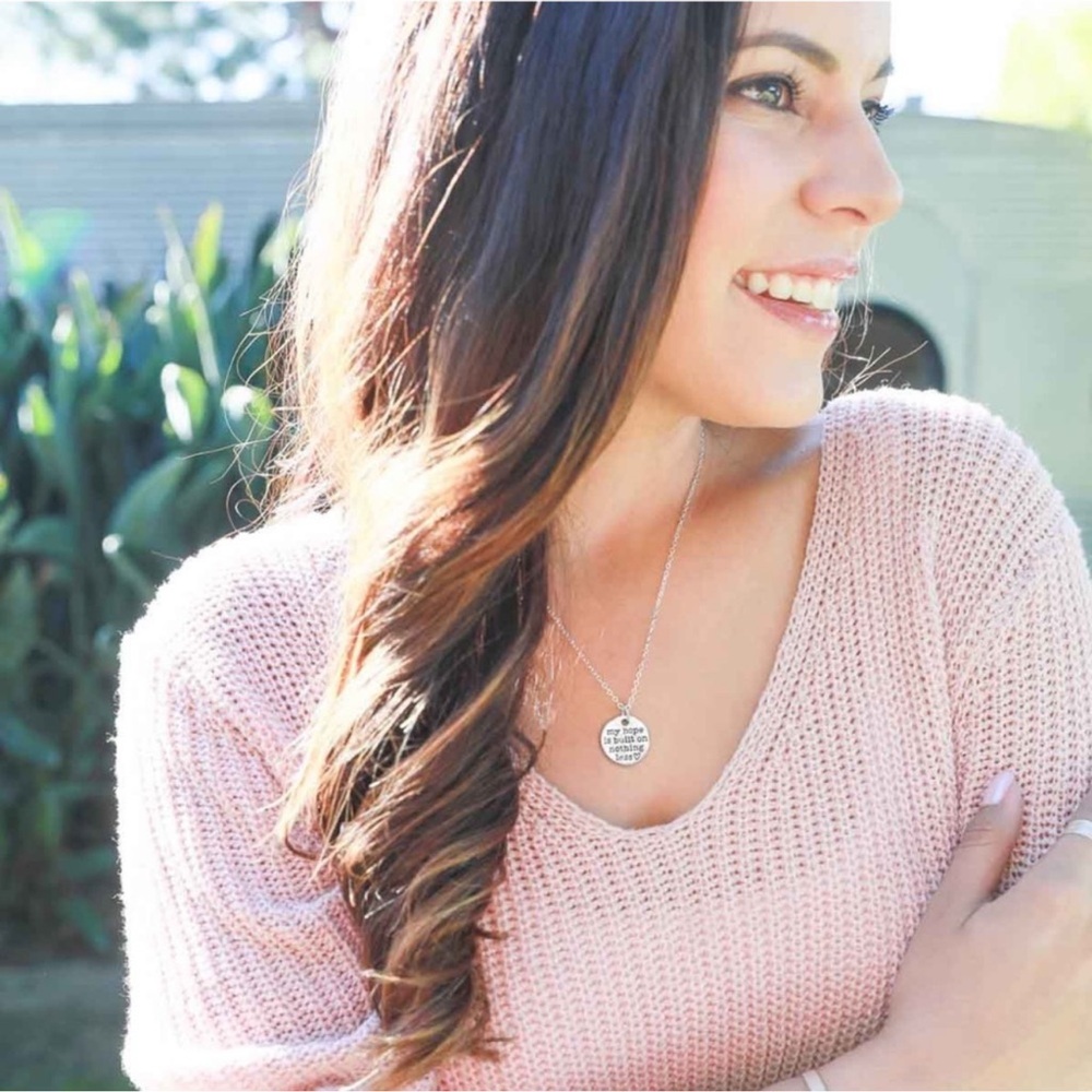 Lisa Leonard Designs “My Hope Is Built On Nothing Less” Necklace - Picture 5 of 11